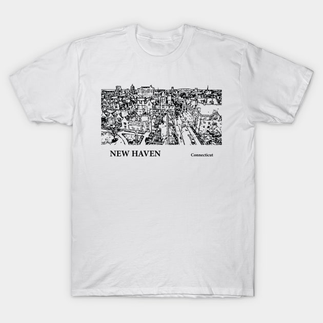 New Haven Connecticut T-Shirt by Lakeric